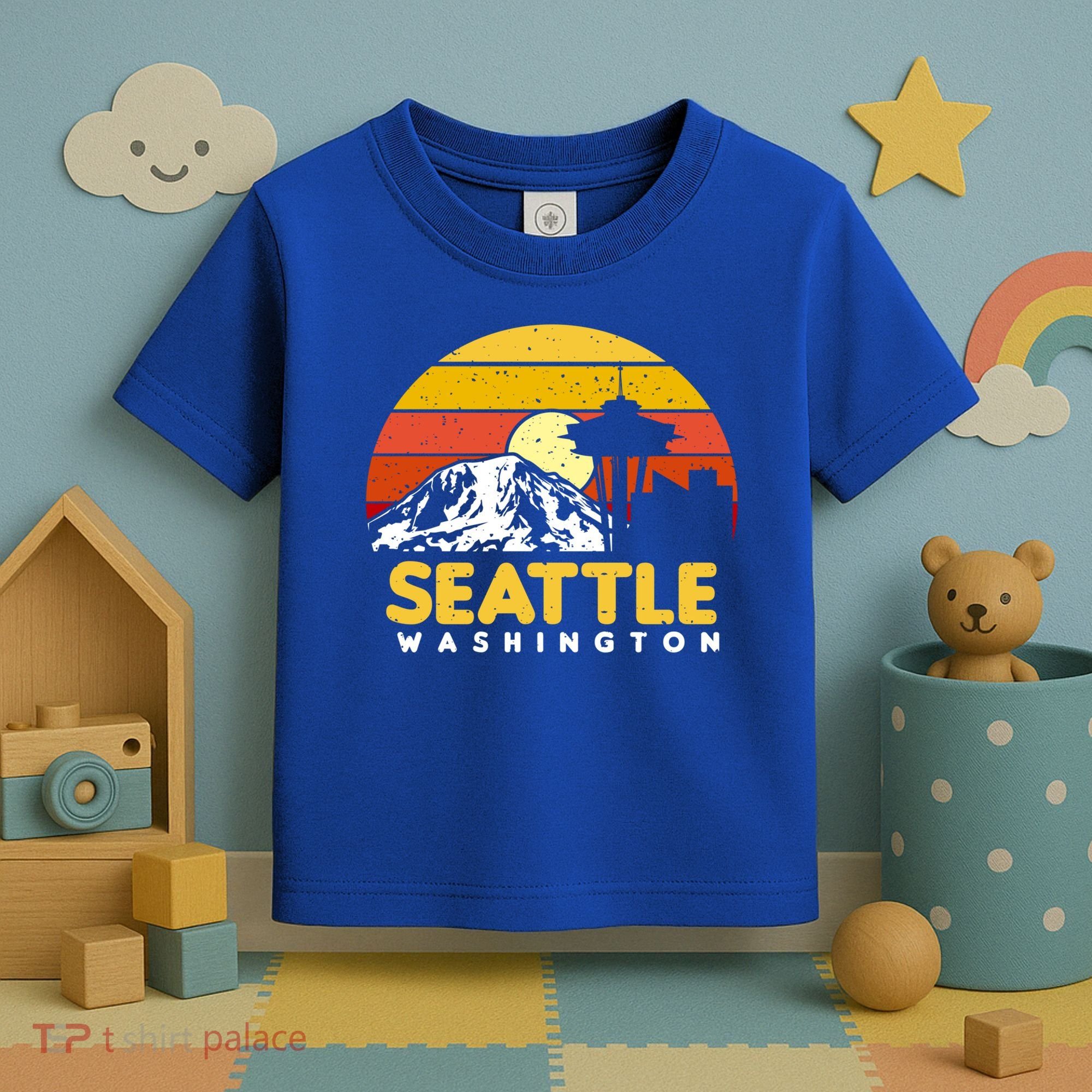 Seattle Washington Pnw Vacation Souvenir Gift Great Gift Toddler T-Shirt