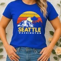 Seattle Washington Pnw Vacation Souvenir Gift Great Gift Women's T-Shirt thumb 2
