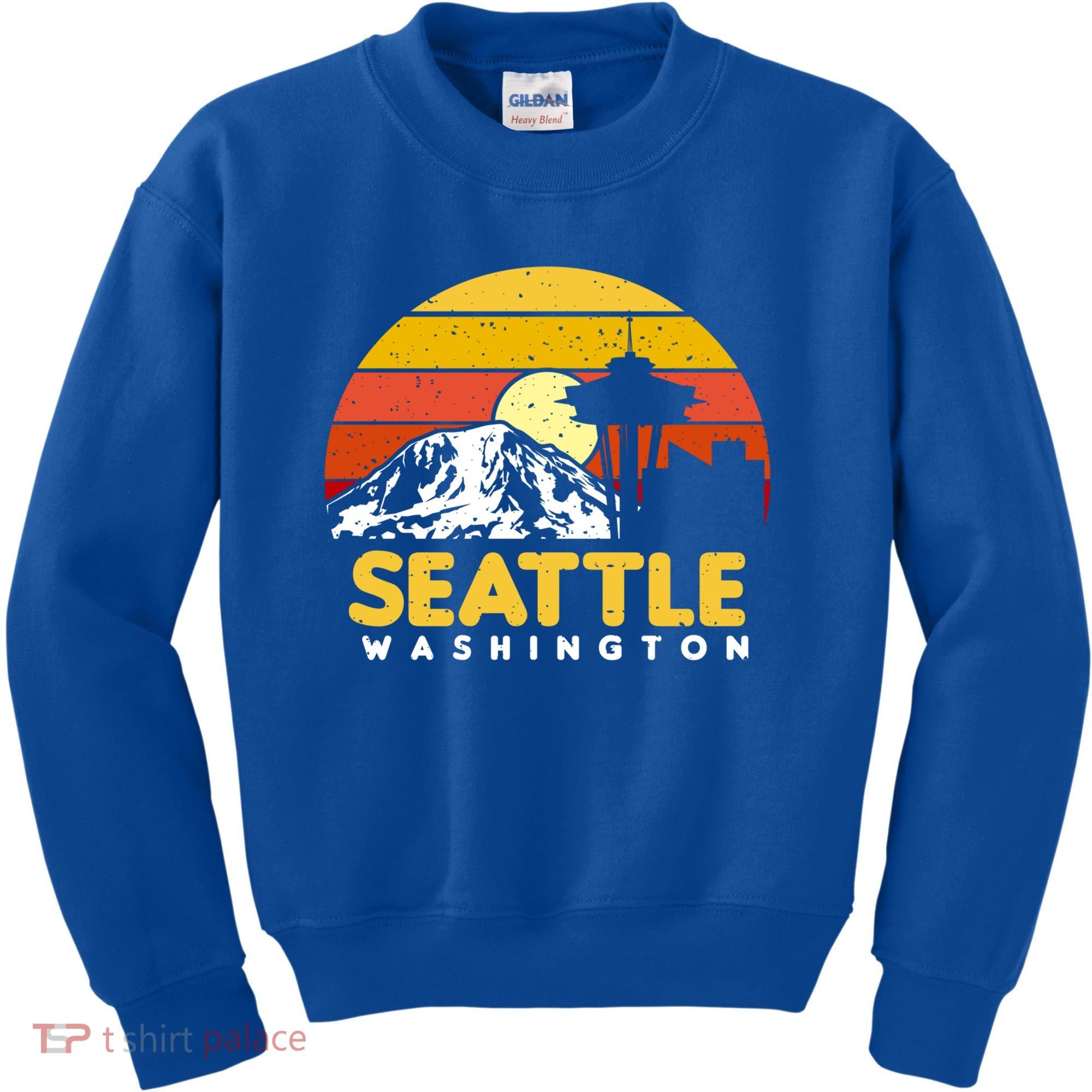 Seattle Washington Pnw Vacation Souvenir Gift Great Gift Kids Sweatshirt