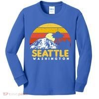 Seattle Washington Pnw Vacation Souvenir Gift Great Gift Kids Long Sleeve Shirt thumb 0
