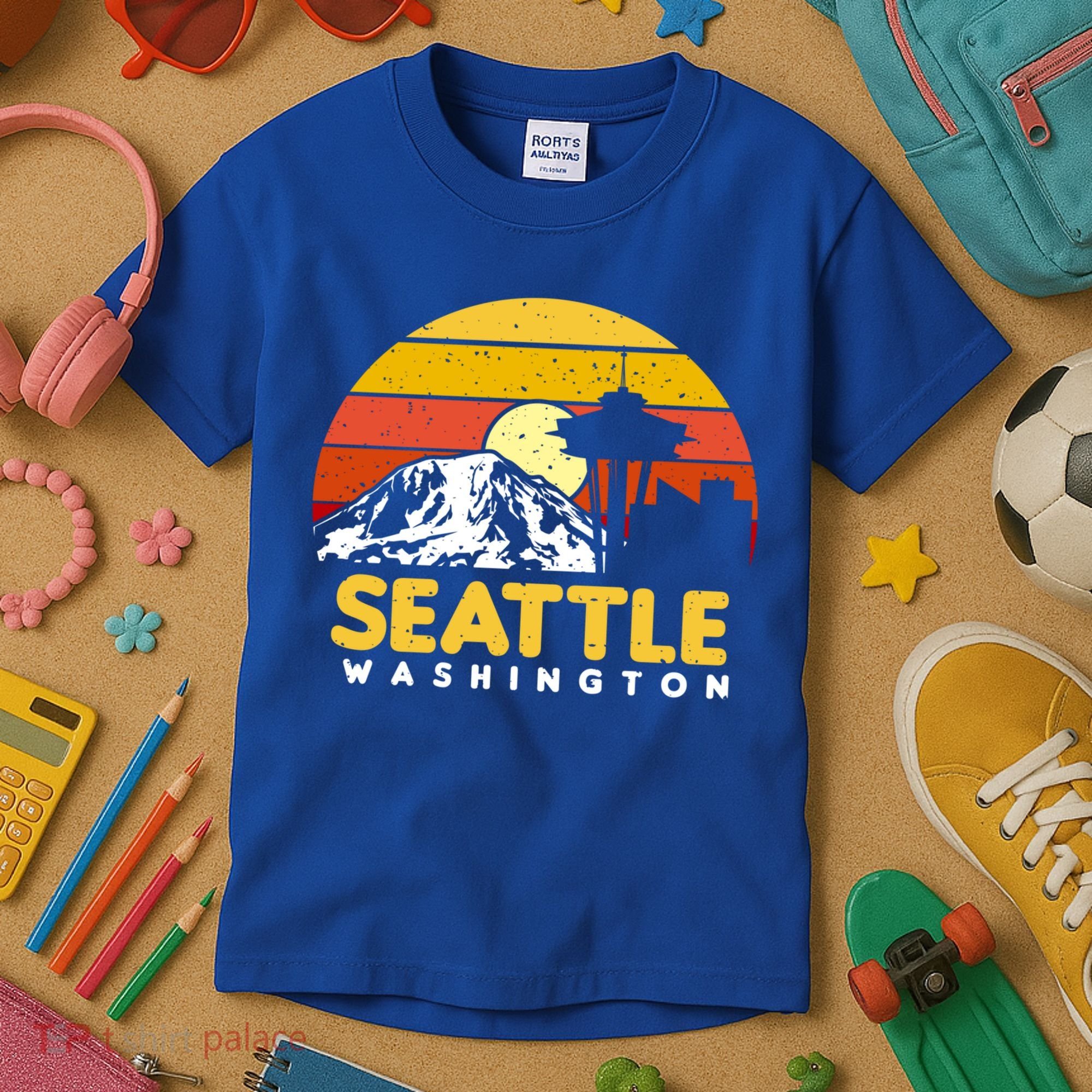 Seattle Washington Pnw Vacation Souvenir Gift Great Gift Kids T-Shirt