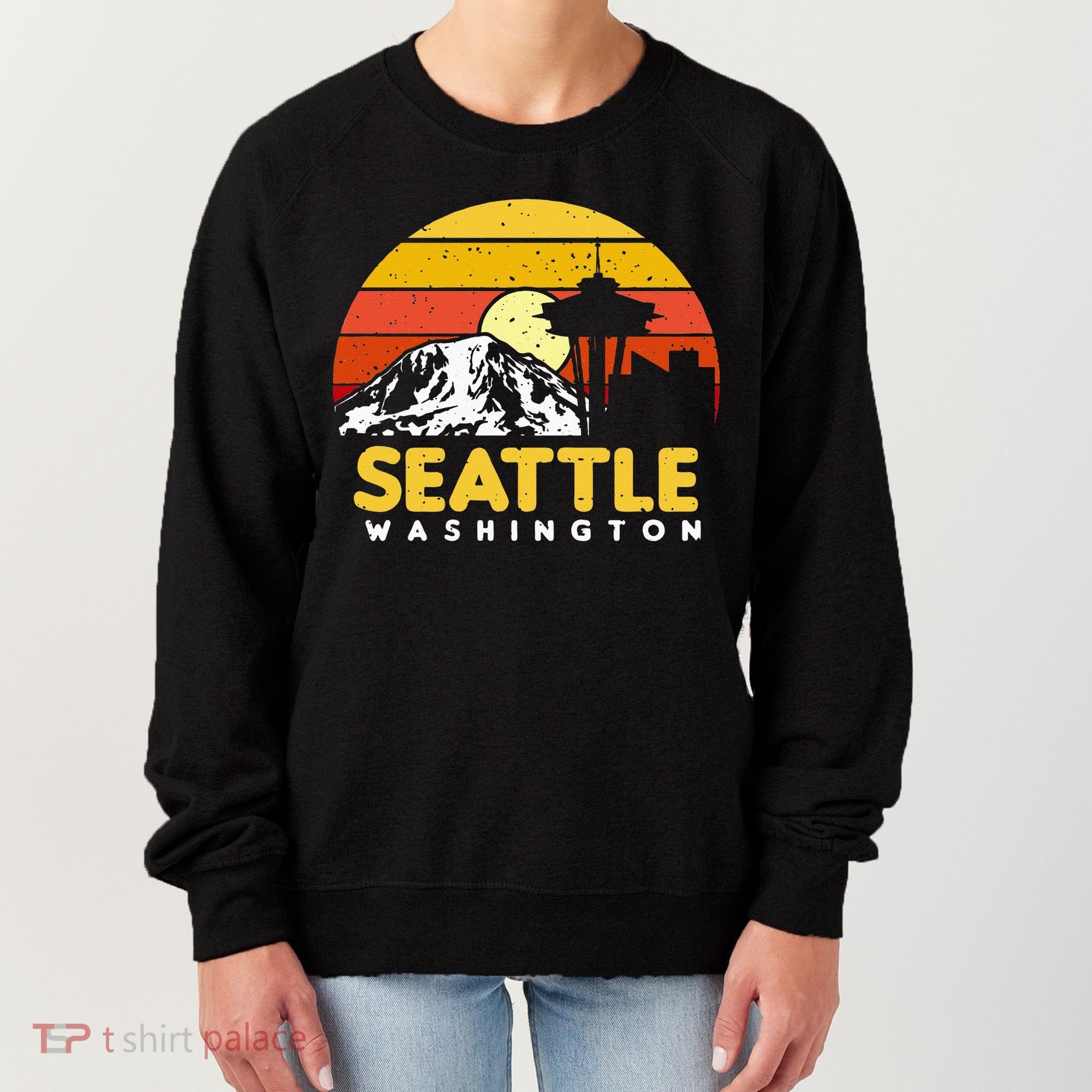 Seattle Washington PNW Vacation Souvenir Gift Women's Sweatshirt