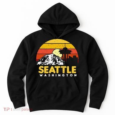 Seattle Washington PNW Vacation Souvenir Gift Hoodie