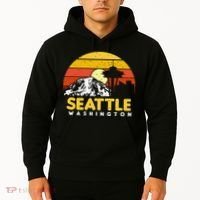 Seattle Washington PNW Vacation Souvenir Gift Hoodie thumb 2