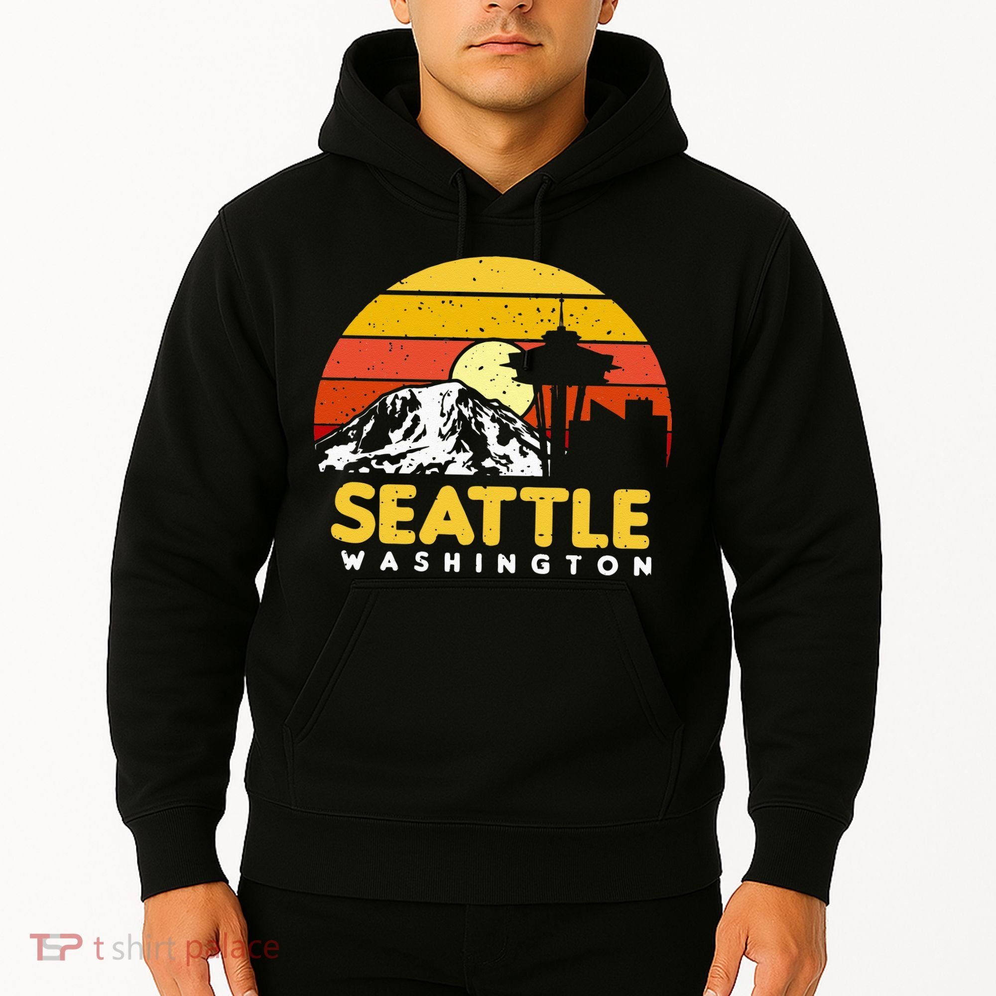 Seattle Washington PNW Vacation Souvenir Gift Hoodie