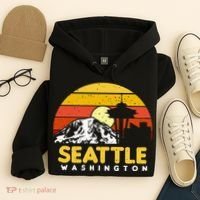 Seattle Washington PNW Vacation Souvenir Gift Hoodie thumb 4