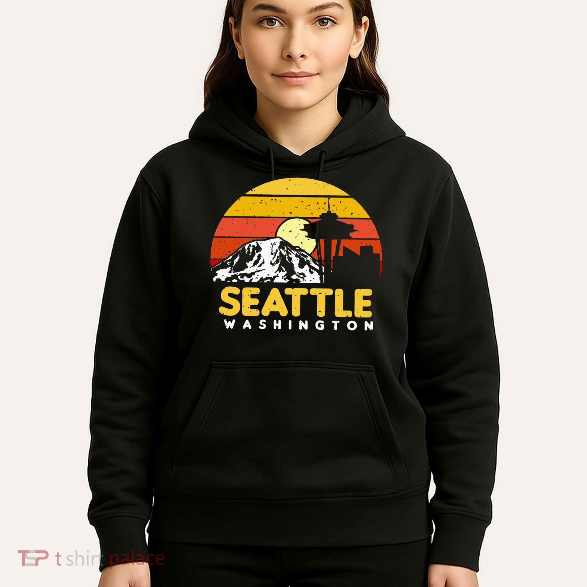Seattle Washington PNW Vacation Souvenir Gift Hoodie