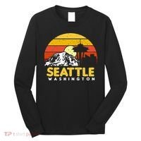 Seattle Washington PNW Vacation Souvenir Gift Long Sleeve Shirt thumb 0