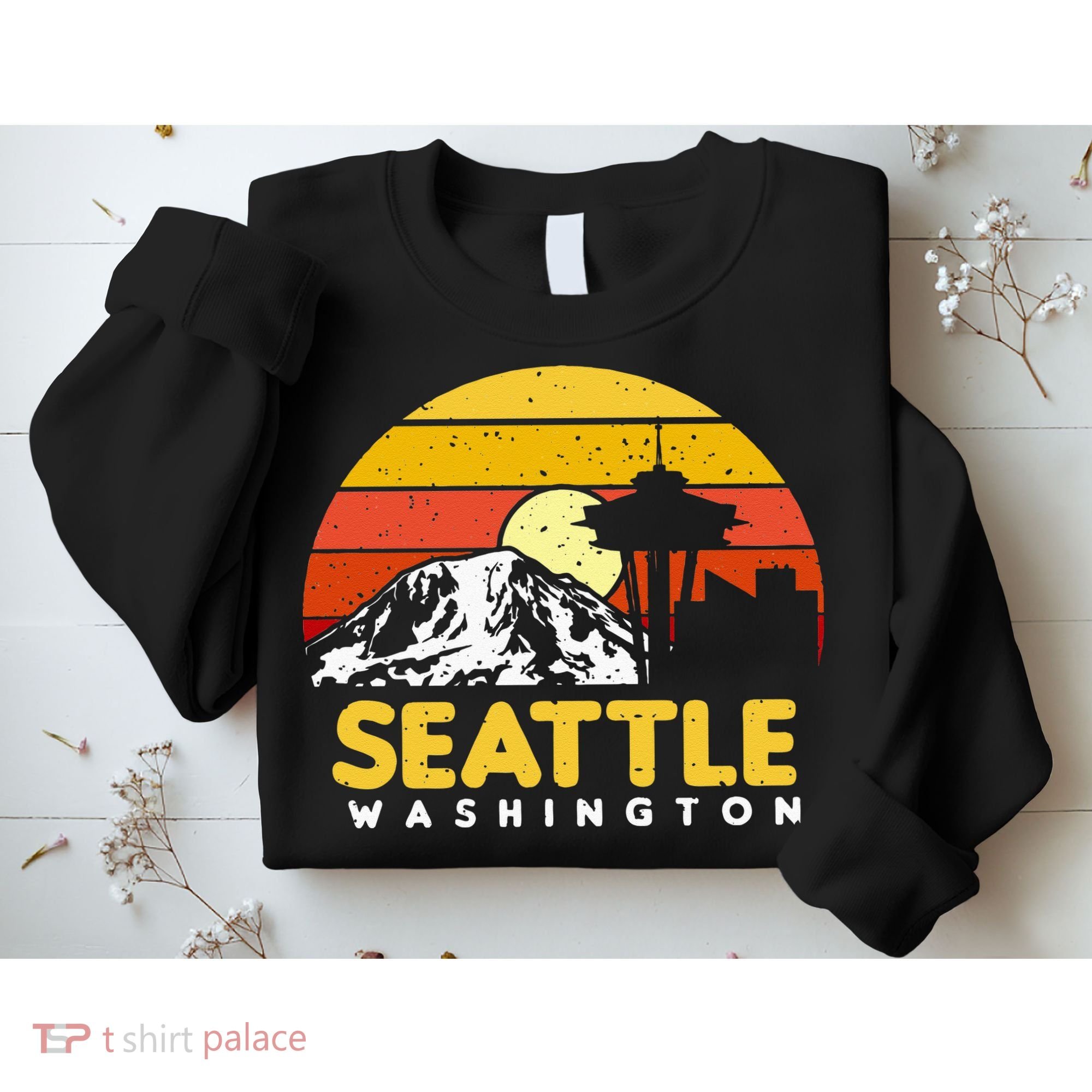 Seattle Washington PNW Vacation Souvenir Gift Sweatshirt