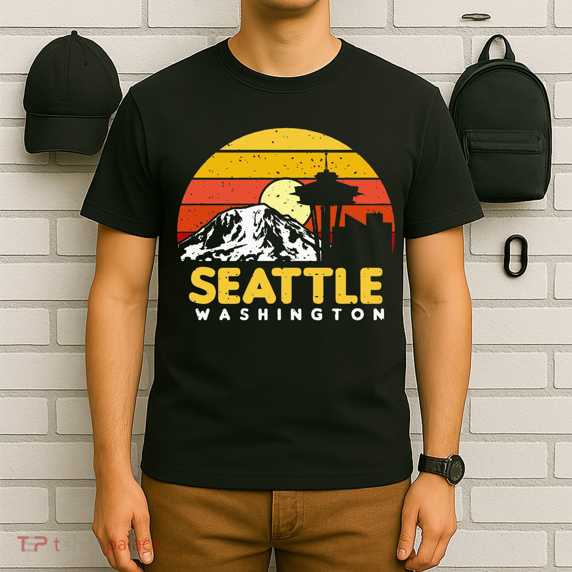 Seattle Washington PNW Vacation Souvenir Gift T-Shirt