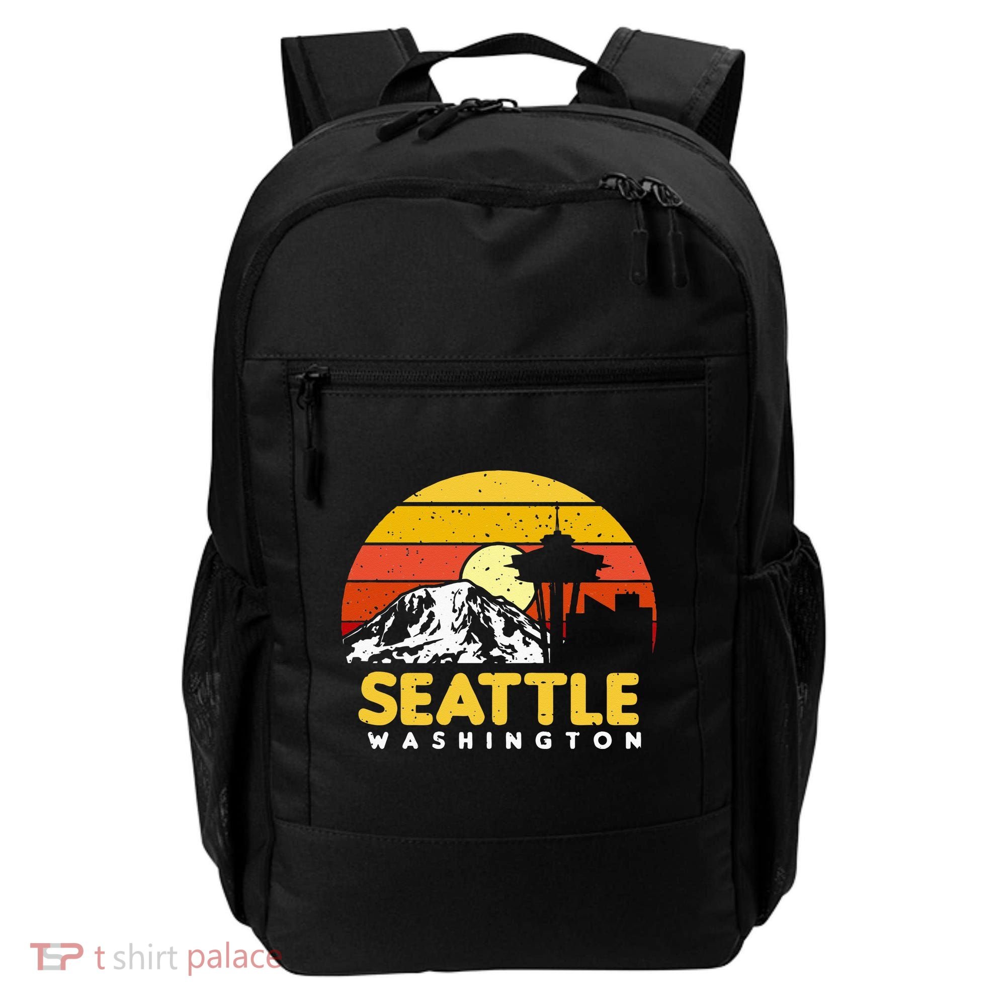 Seattle Washington PNW Vacation Souvenir Gift Backpack