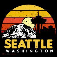Seattle Washington PNW Vacation Souvenir Gift Women's Hoodie thumb 2