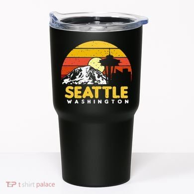 Seattle Washington PNW Vacation Souvenir Gift Tumbler