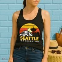 Seattle Washington PNW Vacation Souvenir Gift Women's Tank Top thumb 2