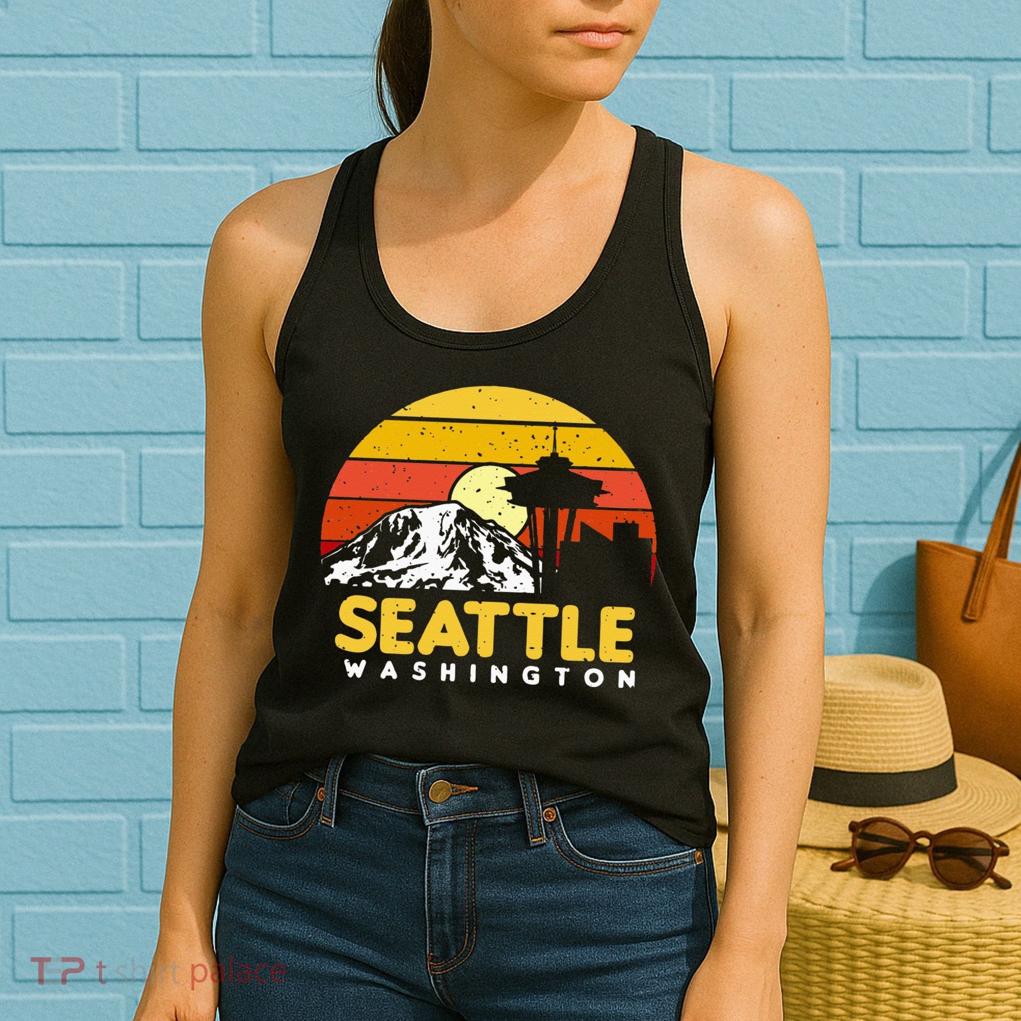 Seattle Washington PNW Vacation Souvenir Gift Women's Tank Top