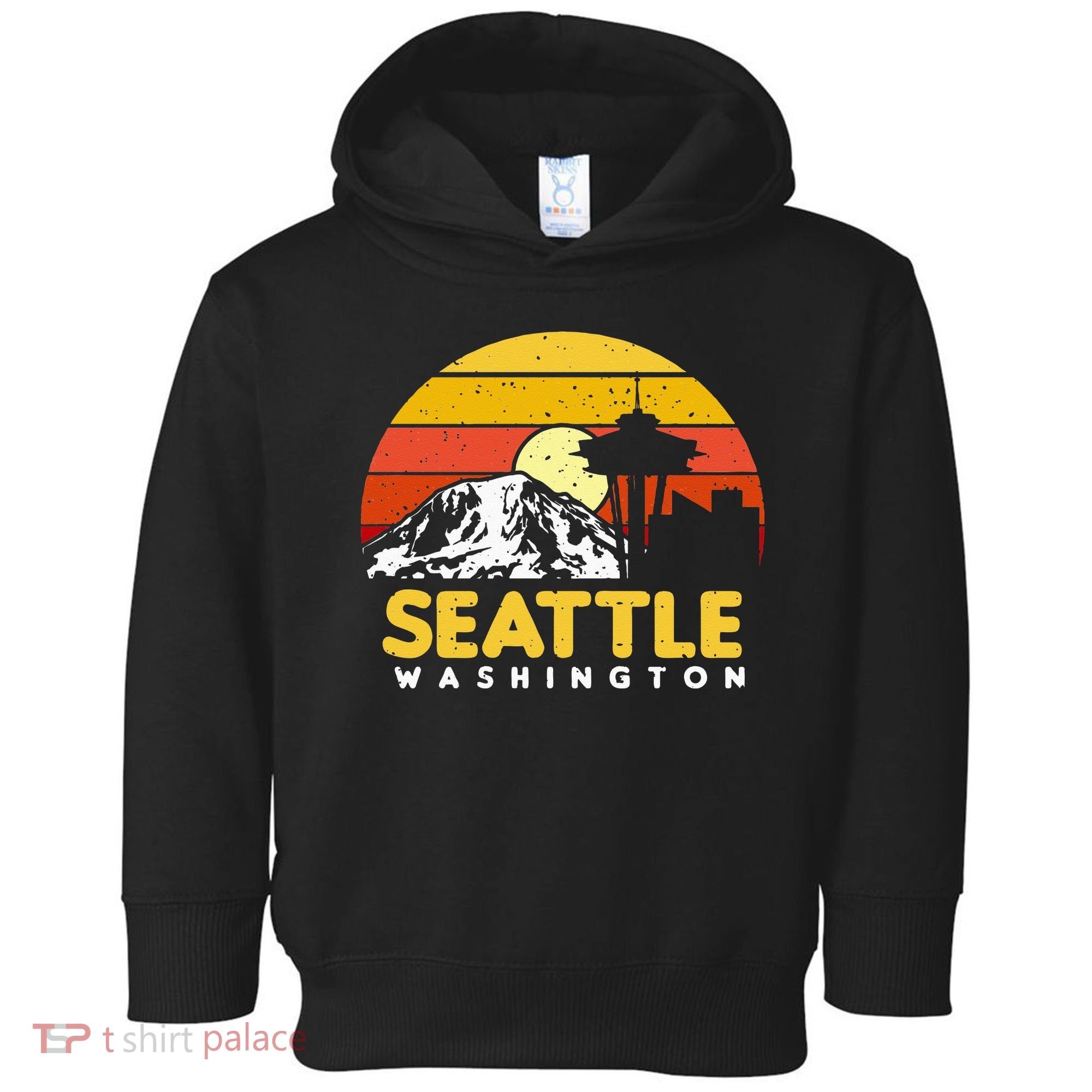 Seattle Washington PNW Vacation Souvenir Gift Toddler Hoodie