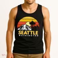 Seattle Washington PNW Vacation Souvenir Gift Tank Top thumb 3