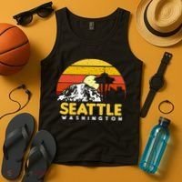 Seattle Washington PNW Vacation Souvenir Gift Tank Top thumb 4