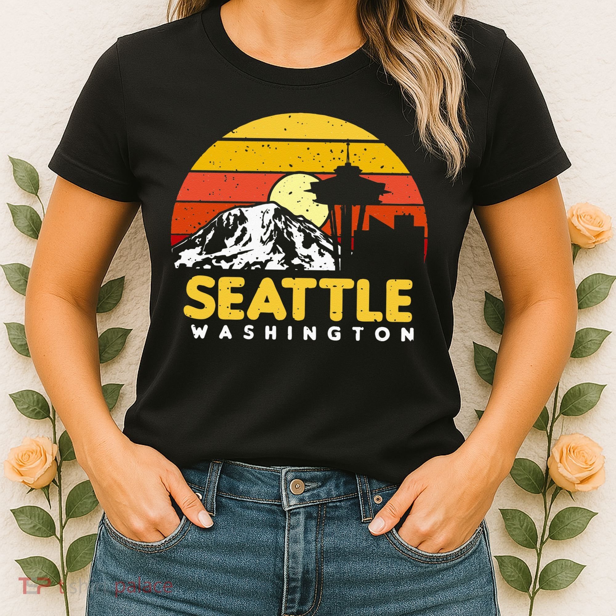Seattle Washington PNW Vacation Souvenir Gift Women's T-Shirt