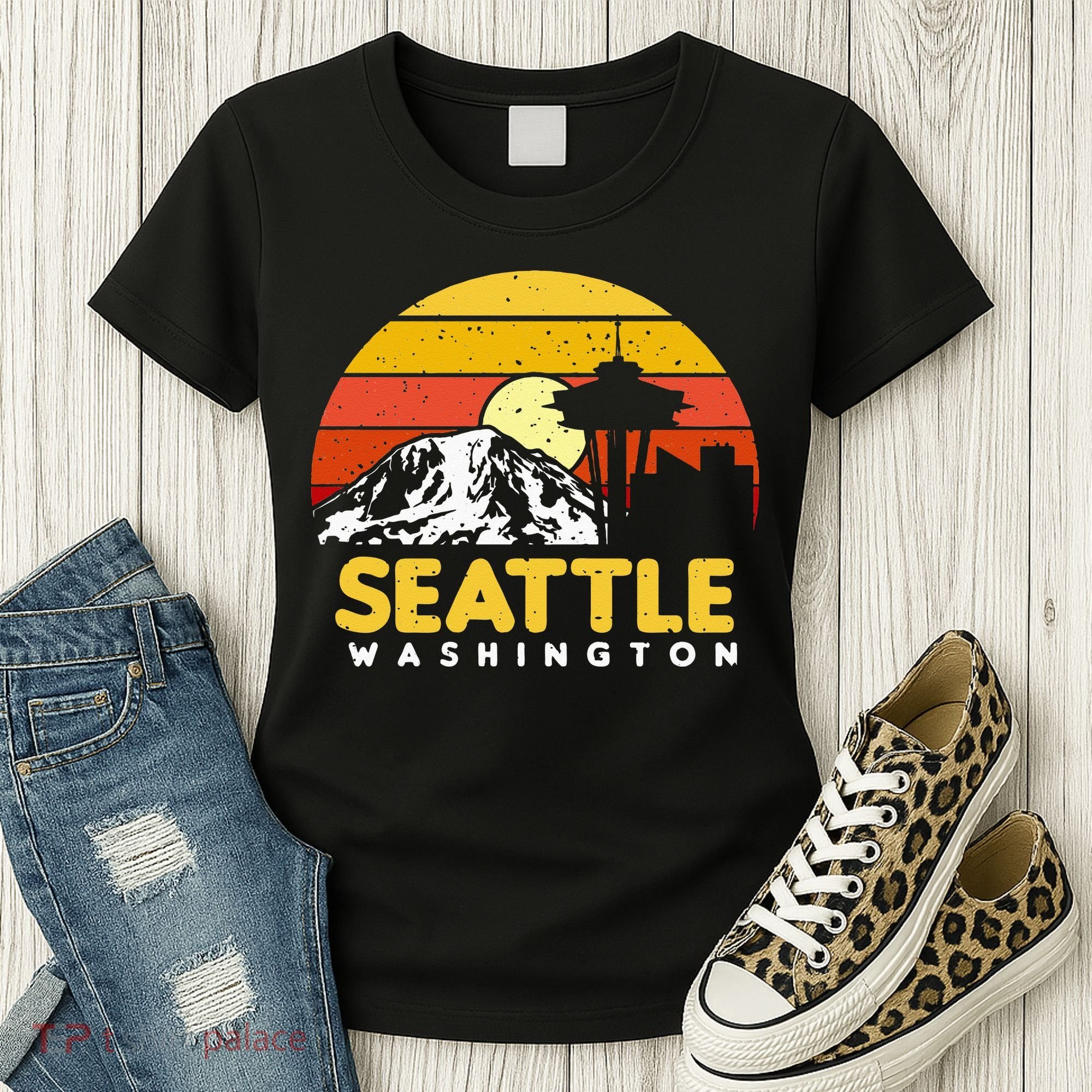 Seattle Washington PNW Vacation Souvenir Gift Women's T-Shirt