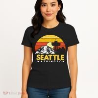 Seattle Washington PNW Vacation Souvenir Gift Women's T-Shirt thumb 4