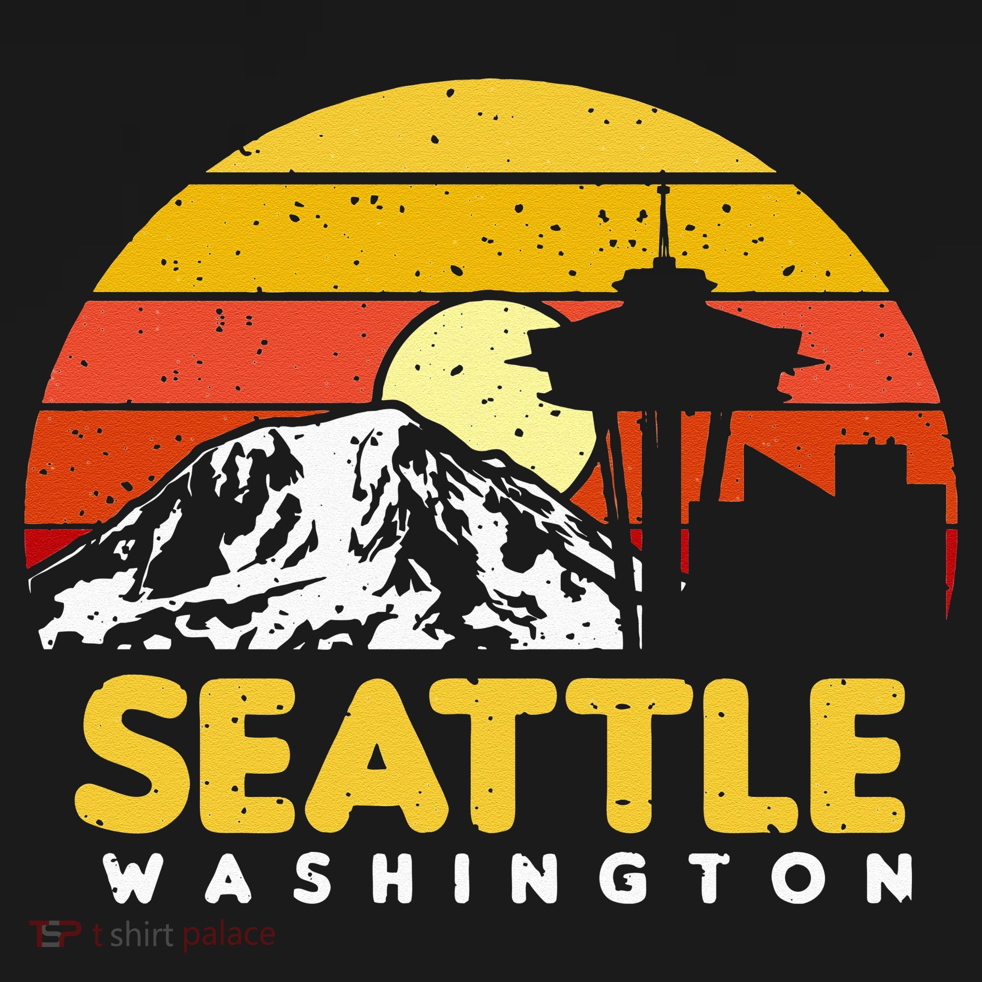 Seattle Washington PNW Vacation Souvenir Gift Kids Long Sleeve Shirt
