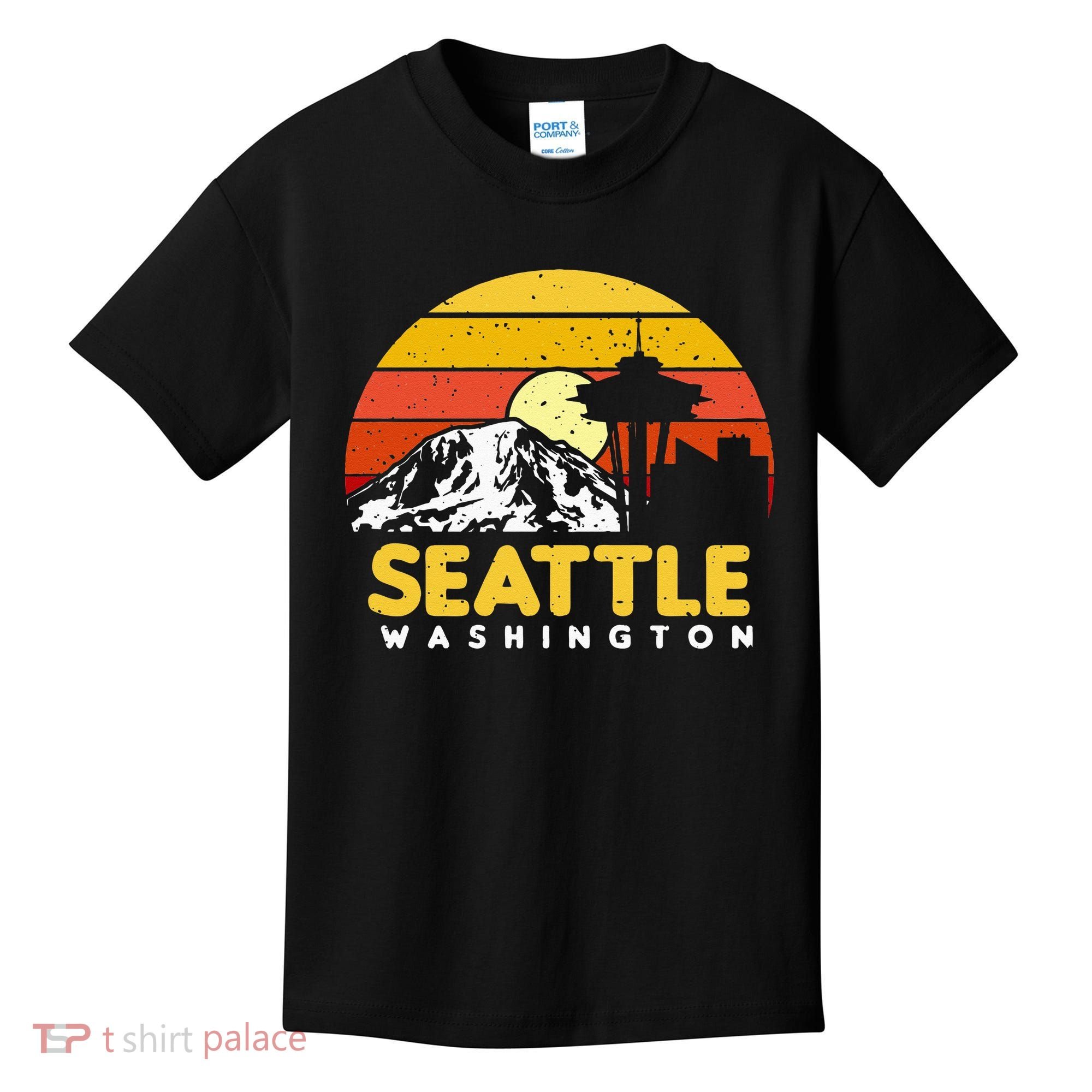 Seattle Washington PNW Vacation Souvenir Gift Kids T-Shirt