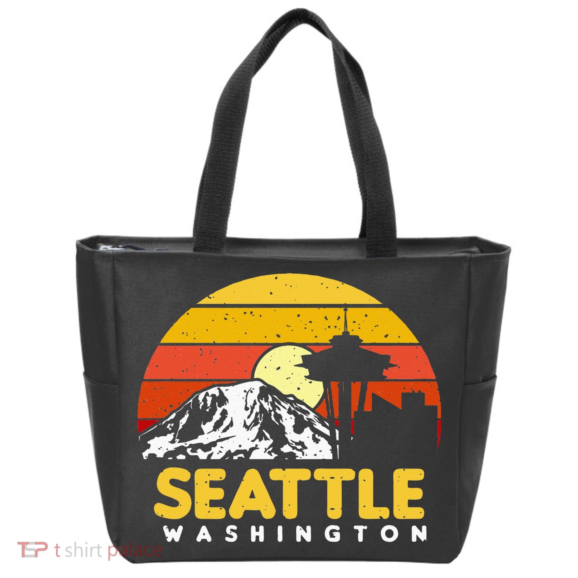 Seattle Washington PNW Vacation Souvenir Gift Tote Bag