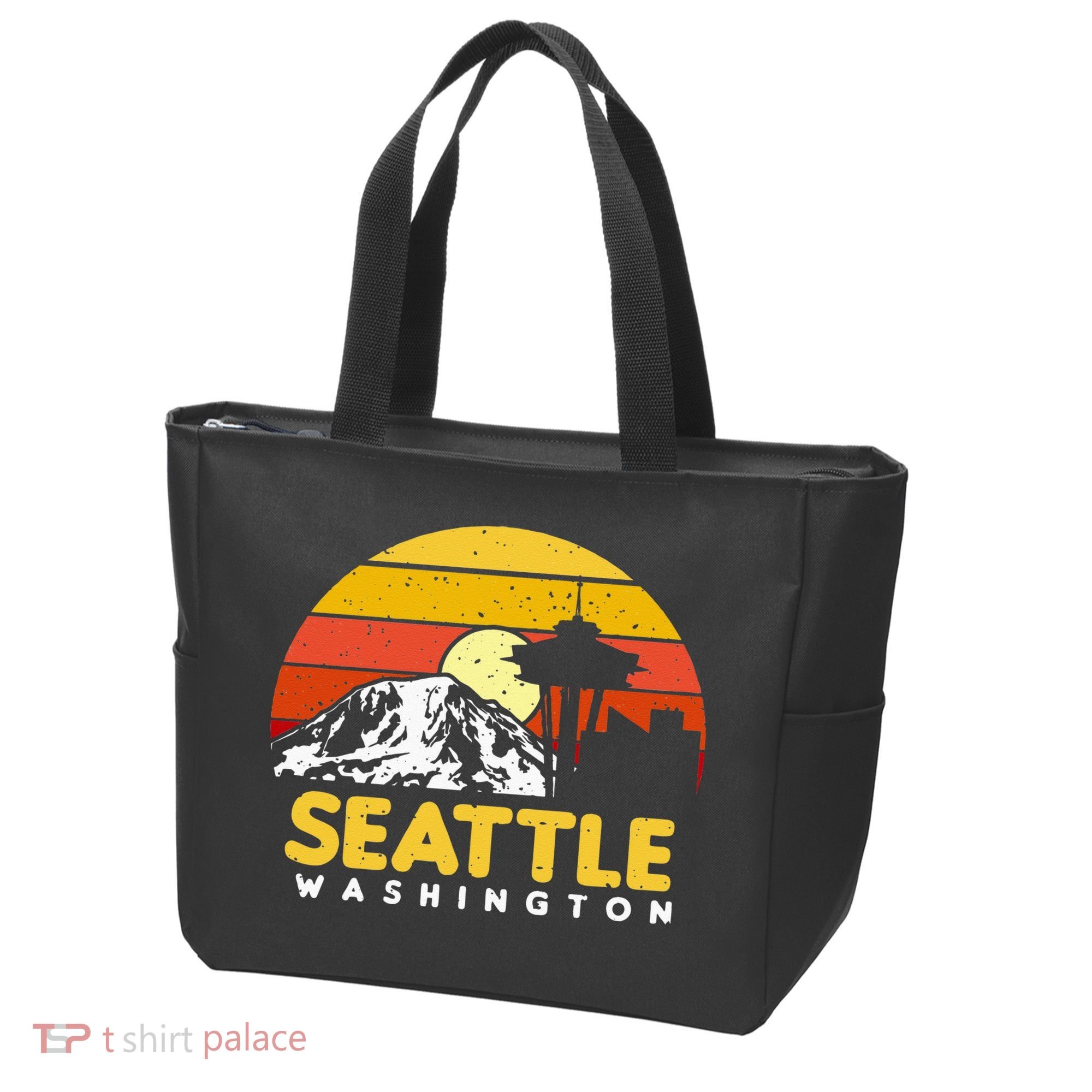 Seattle Washington PNW Vacation Souvenir Gift Tote Bag