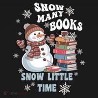 Snowflakes Wintertime Reading Snow Y Books Cute Snow Cute Gift Women's Hoodie thumb 2
