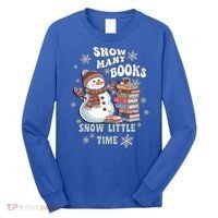 Snowflakes Wintertime Reading Snow Y Books Cute Snow Cute Gift Long Sleeve Shirt thumb 0