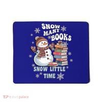 Snowflakes Wintertime Reading Snow Y Books Cute Snow Cute Gift Mousepad thumb 0