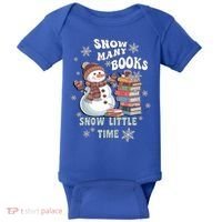 Snowflakes Wintertime Reading Snow Y Books Cute Snow Cute Gift Baby Bodysuit thumb 0
