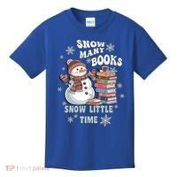 Snowflakes Wintertime Reading Snow Y Books Cute Snow Cute Gift Kids T-Shirt thumb 0