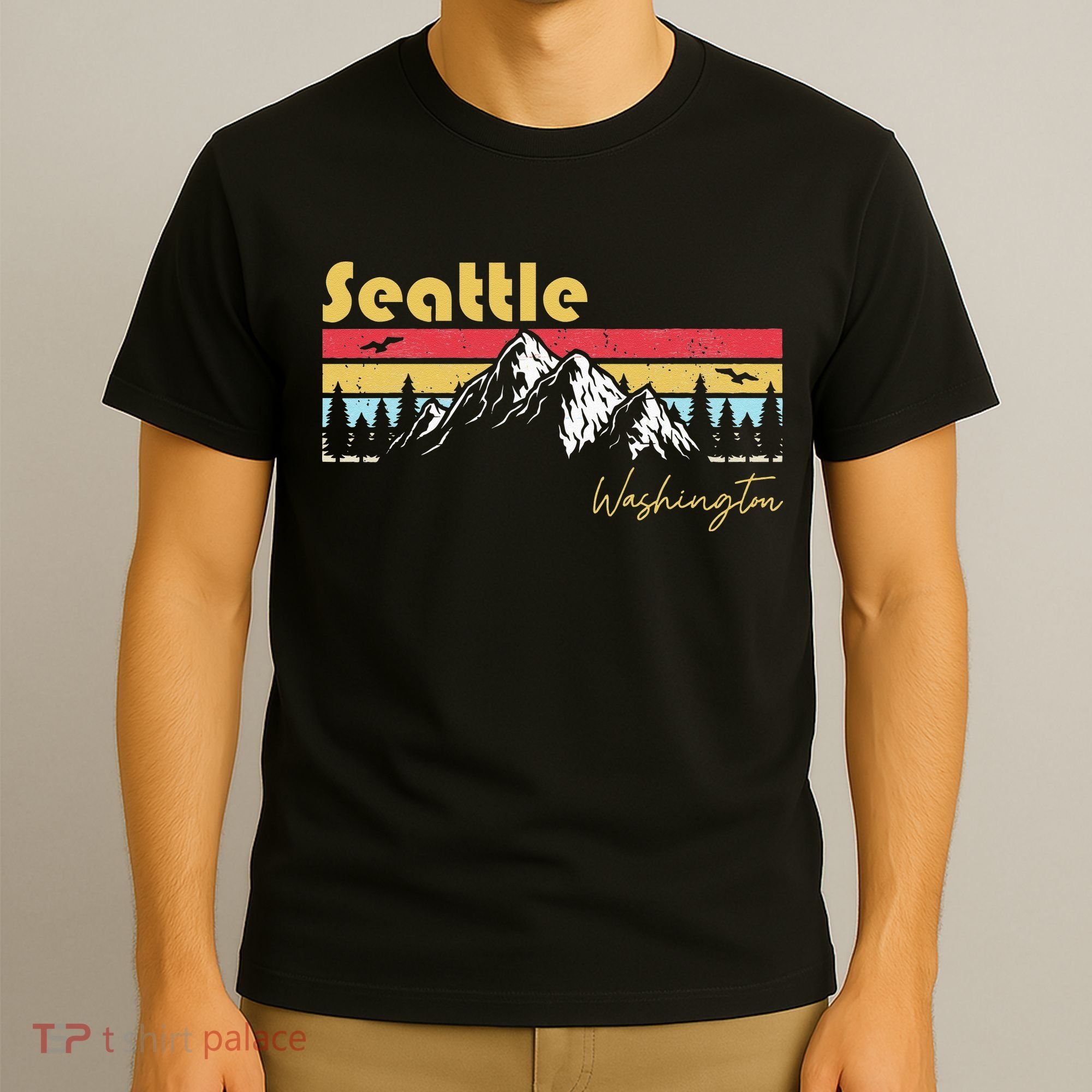 Seattle Washington Roots Hometown Vintage Home State Pride  T-Shirt