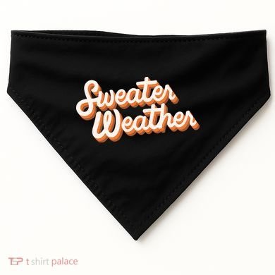 Sweater Weather Retro USA-Made Doggie Bandana