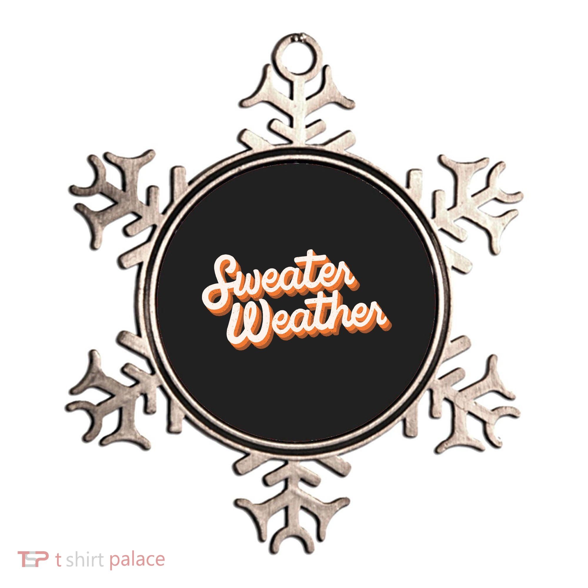 Sweater Weather Retro Ornament