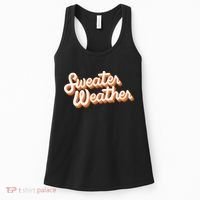 Sweater Weather Retro Women's Tank Top thumb 0
