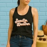 Sweater Weather Retro Women's Tank Top thumb 2
