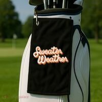 Sweater Weather Retro Golf Towel thumb 2