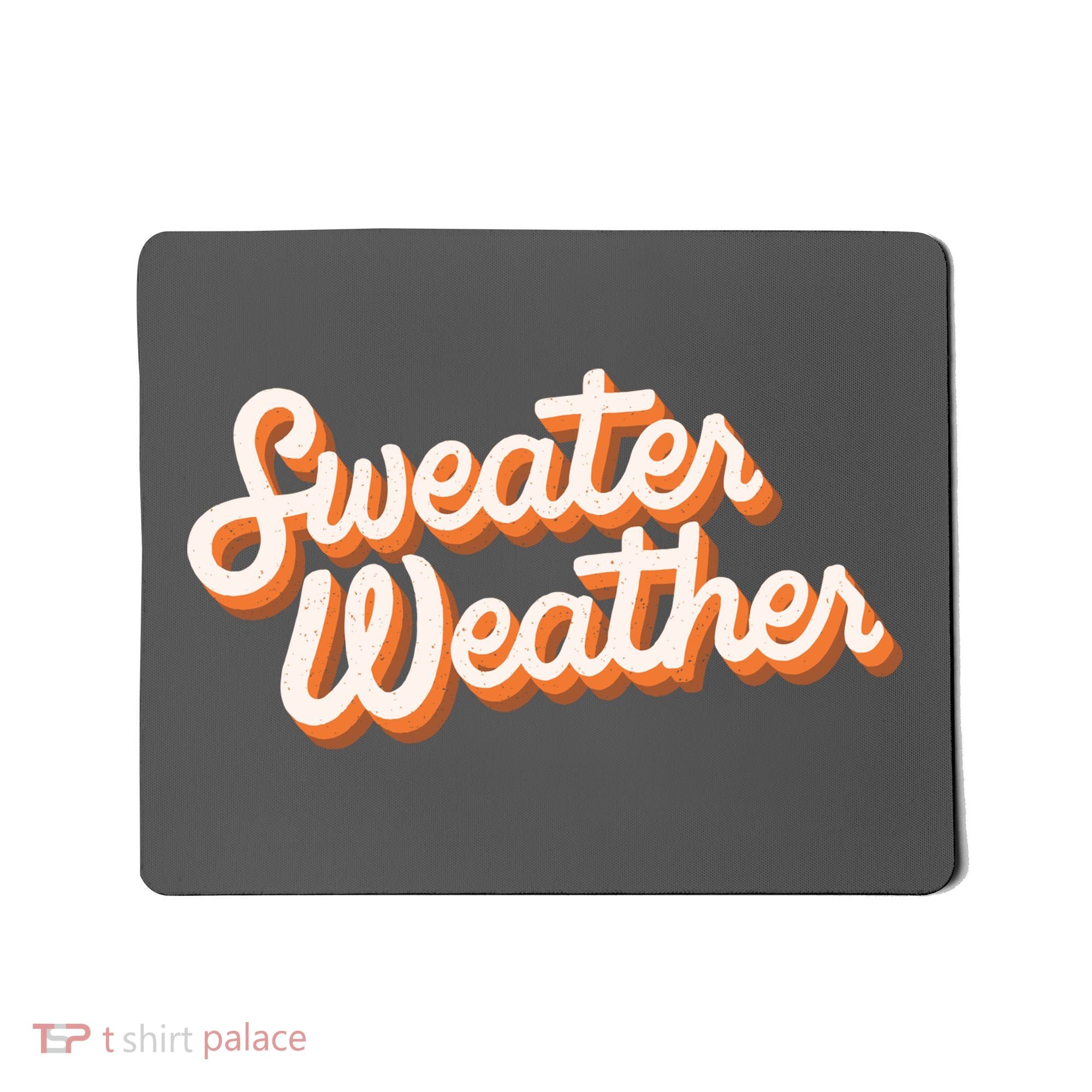Sweater Weather Retro Mousepad