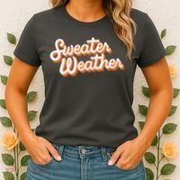 Sweater Weather Retro Women's T-Shirt thumb 2