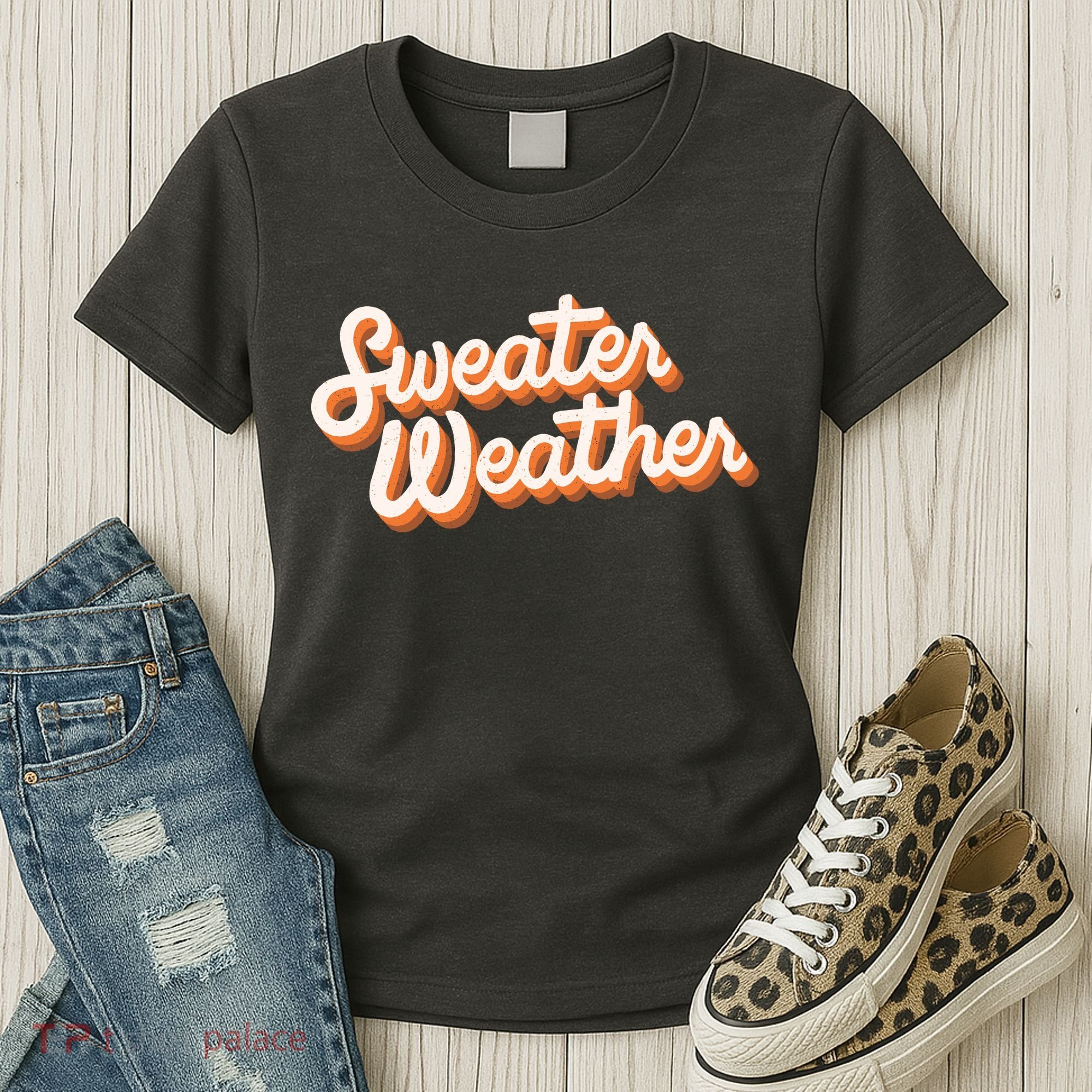 Sweater Weather Retro Women's T-Shirt