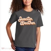Sweater Weather Retro Kids T-Shirt thumb 2