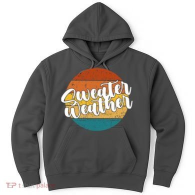 Sweater Weather Retro Vintage Fall Hoodie