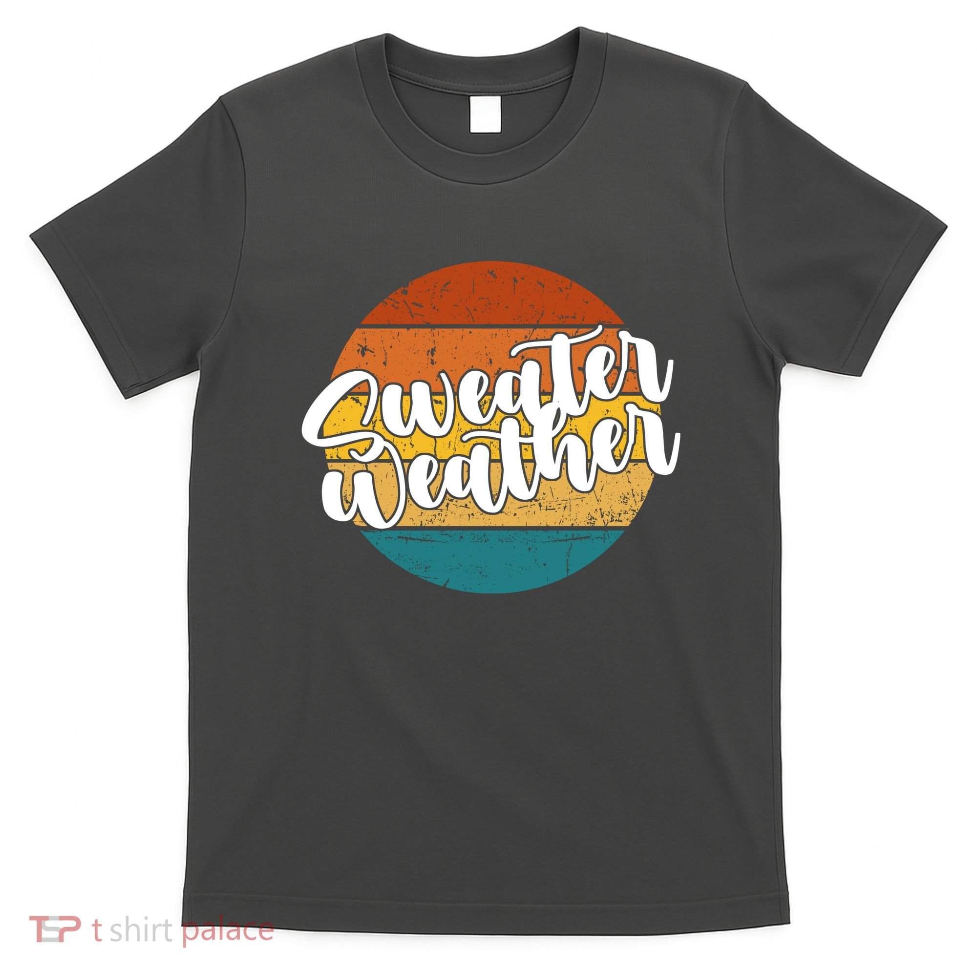 Sweater Weather Retro Vintage Fall T-Shirt