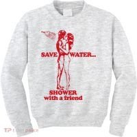 Save Water Shower With A Friend Kids Sweatshirt thumb 0