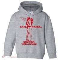 Save Water Shower With A Friend Toddler Hoodie thumb 0