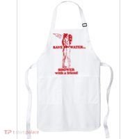 Save Water Shower With A Friend Apron thumb 0