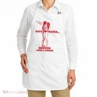Save Water Shower With A Friend Apron thumb 2